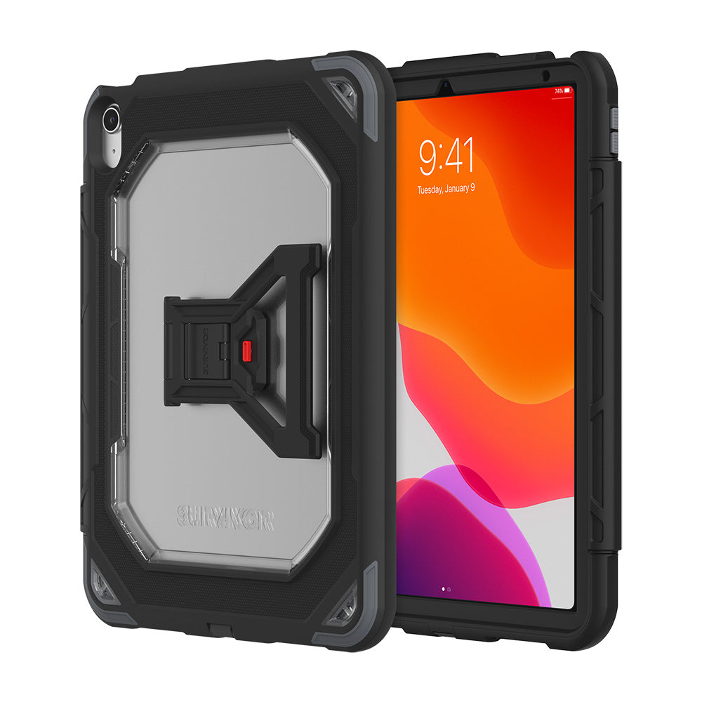 Black/Gray | Survivior All-Terrain for iPad Air (4th Generation) - Black/Gray