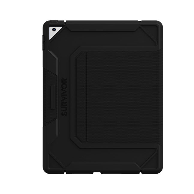 Black | Survivor Rugged Folio for iPad 10.2 (8th & 7th Generation) - Black